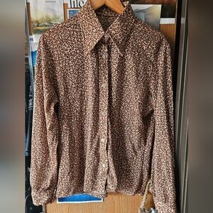 Vintage Floral Button Down Shirt